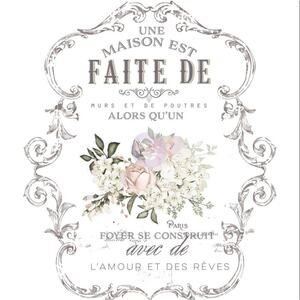 Redesign Decor Transfer - L'amour Et Des Reves dry rub
